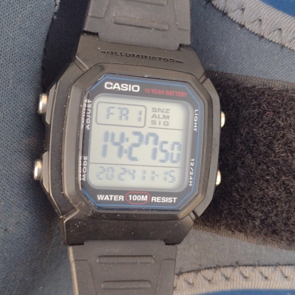 Casio Black Digital Alarm/Chrono Men's Watch